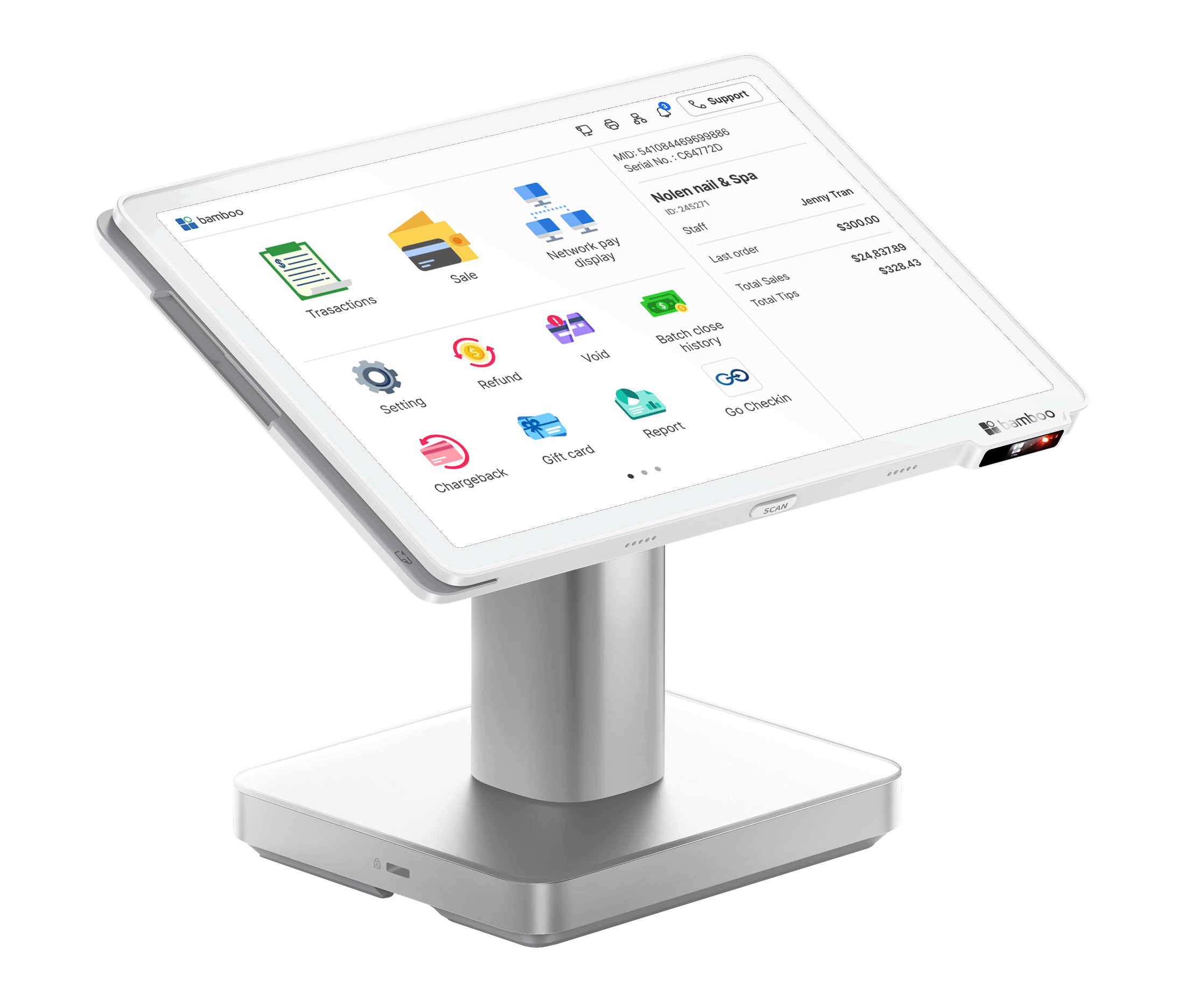 Tablet POS system